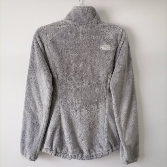 The North Face Tech Osito Womens Meld Gray Full Zip Fleece Winter Jacket Size S - Picture 4 of 8